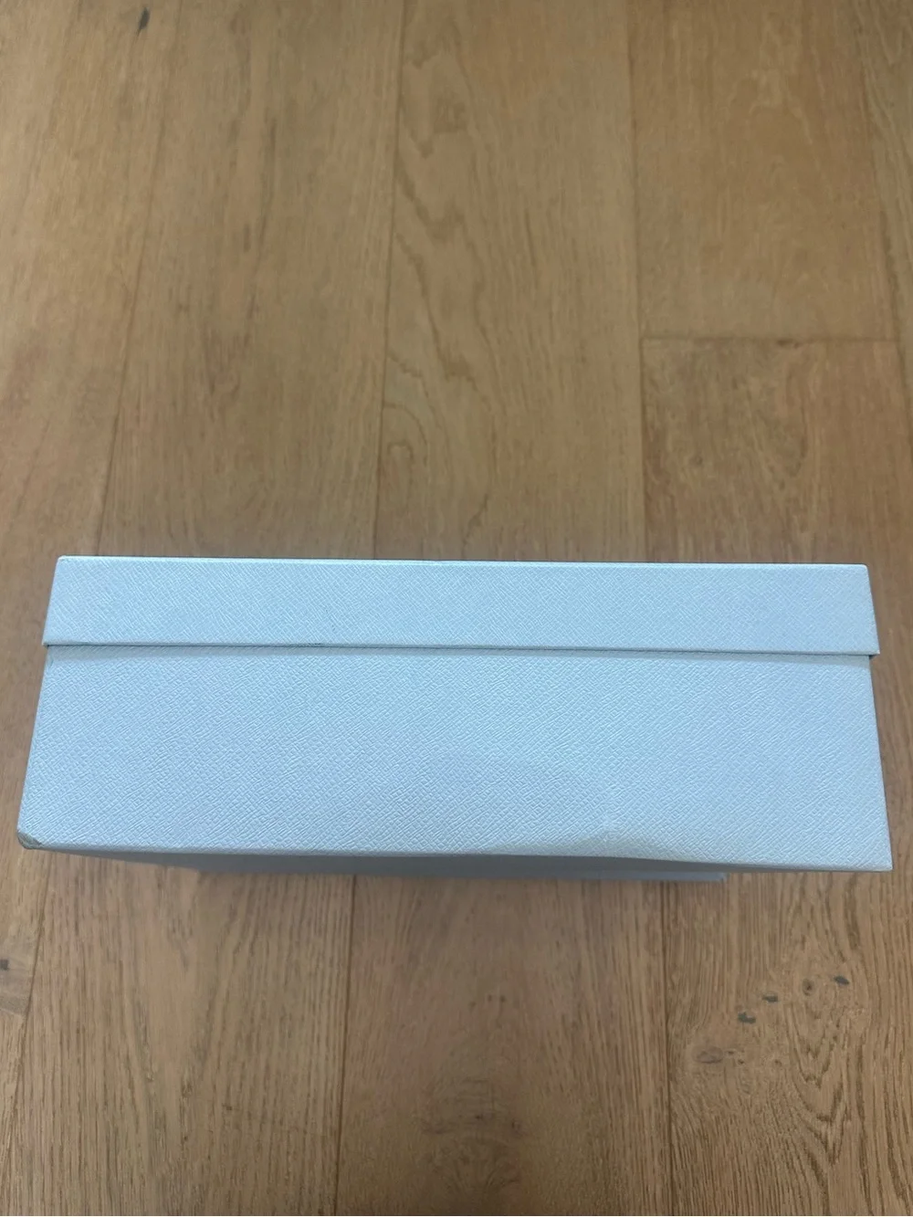 Authentic Prada Milano Designer Shoe Box w/ Original Tissue Paper Luxury Storage